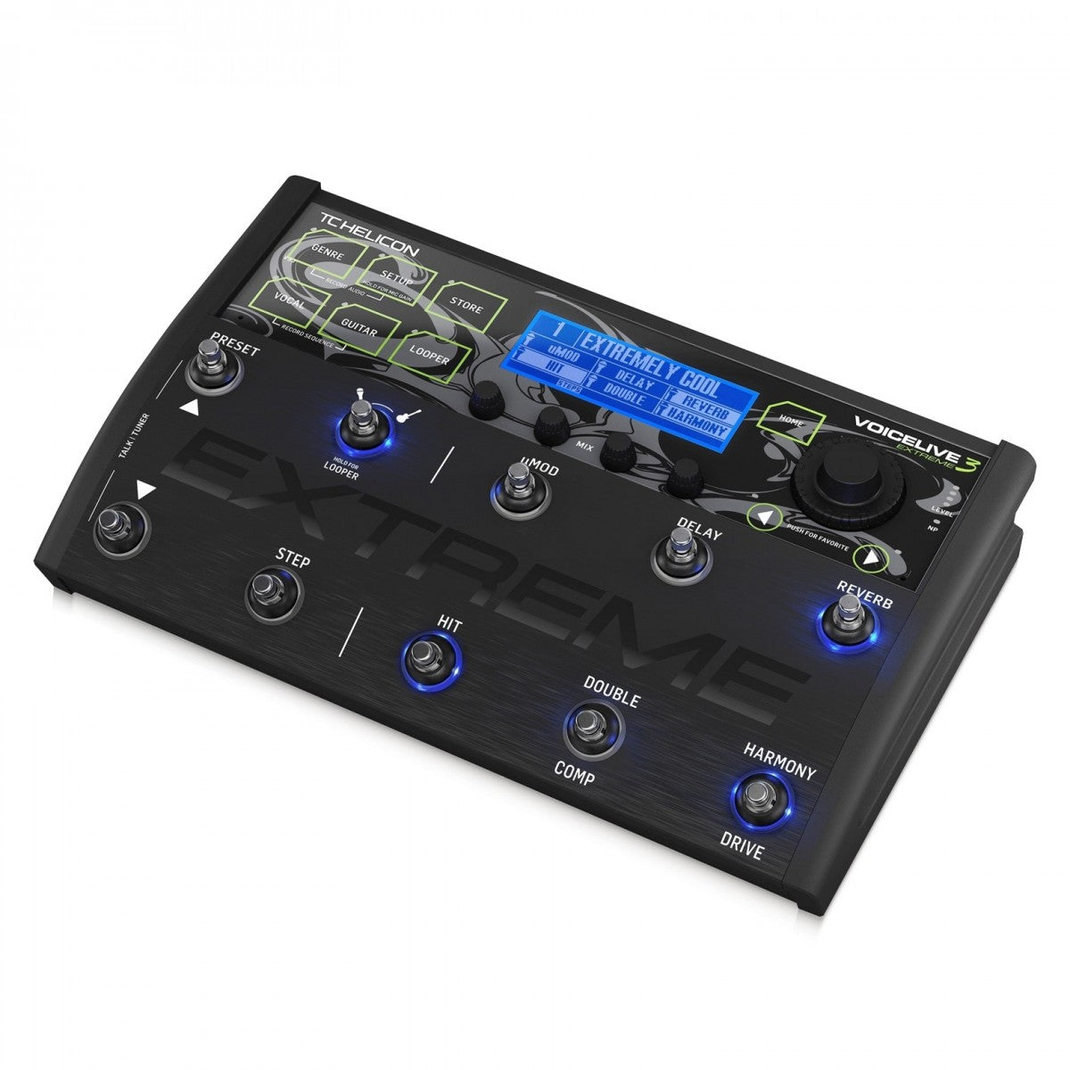 Multi Efects Pedal Guitar TC Helicon Voicelive 3