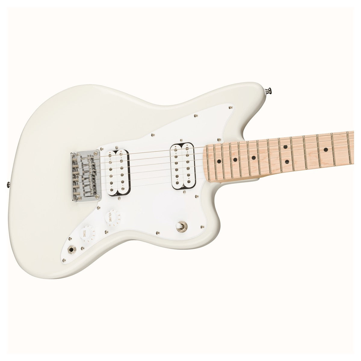 Đàn Guitar Điện Squier Mini Jazzmaster HH, Maple Fingerboard, Olympic White