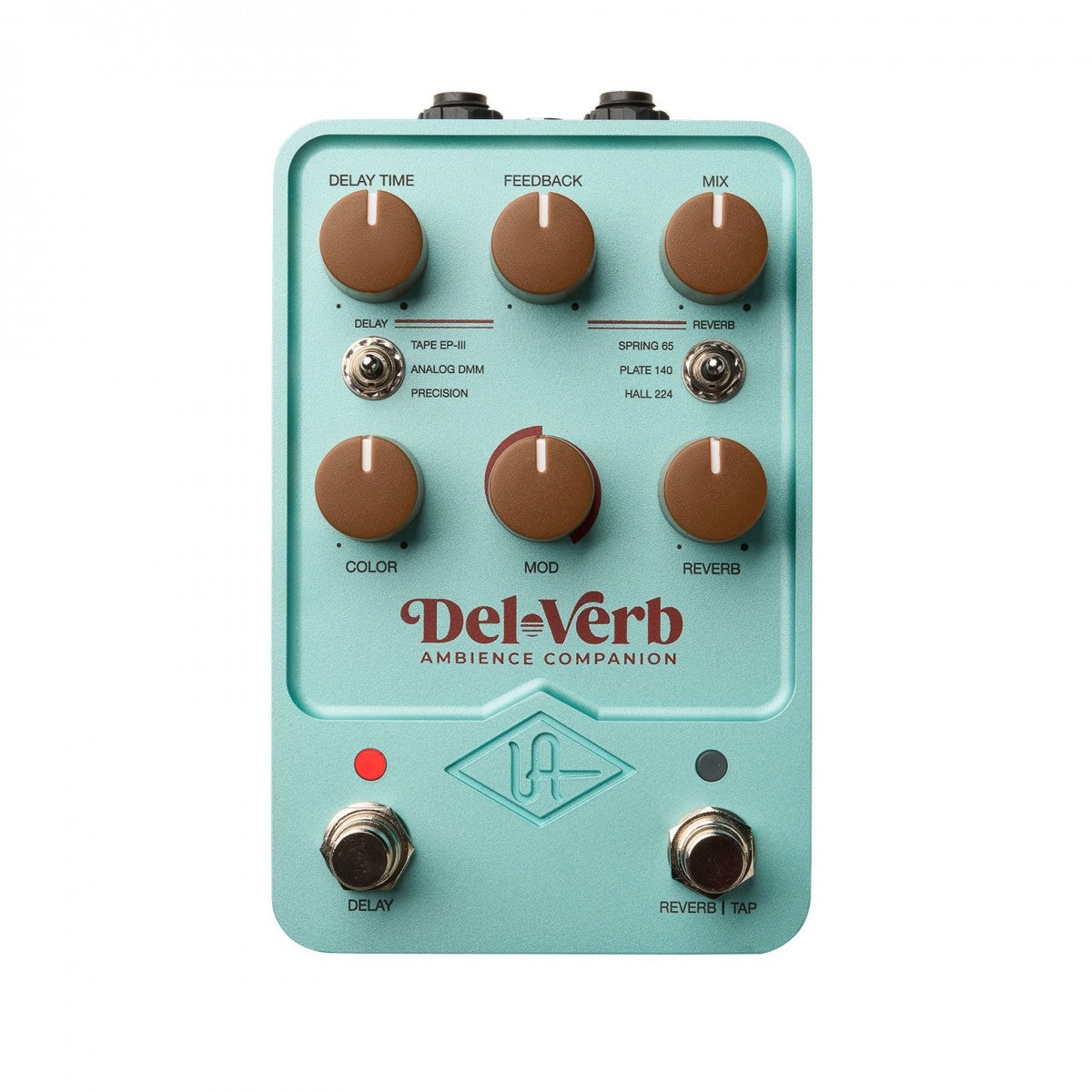 Delay Pedal Guitar Universal Audio UAFX Del-Verb Ambience
