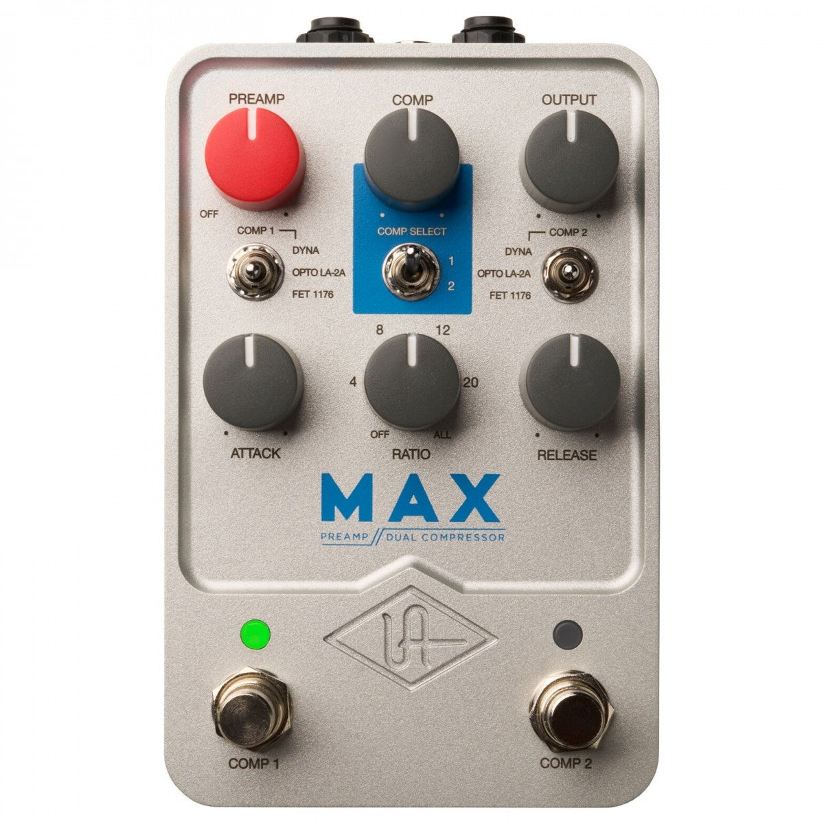 Compressor Pedal Guitar Universal Audio UAFX Max Preamp & Dual