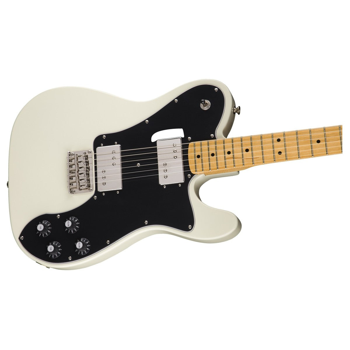 Đàn Guitar Điện Squier Classic Vibe 70s Telecaster Deluxe, Maple Fingerboard, Olympic White
