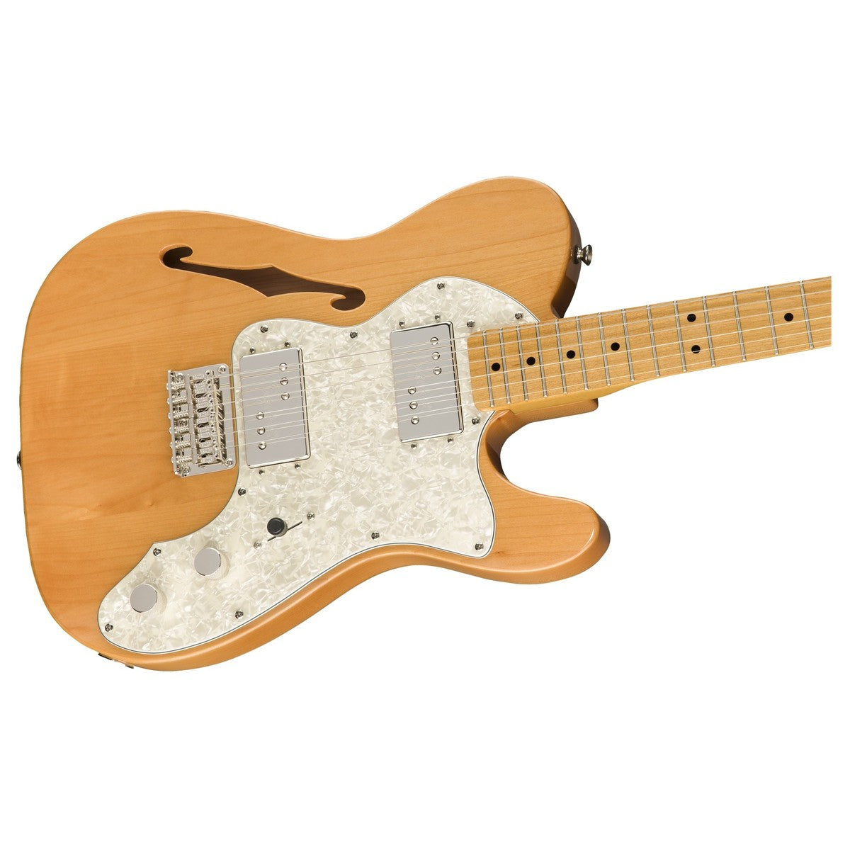 Đàn Guitar Điện Squier Classic Vibe 70s Telecaster Thinline, Maple Fingerboard, Natural