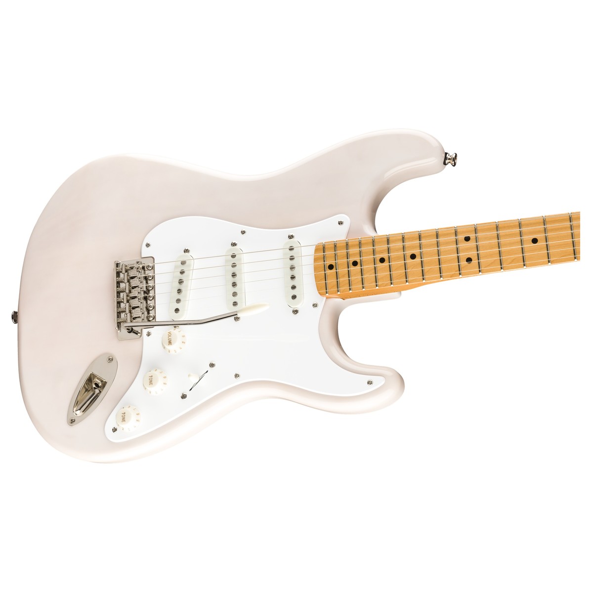 Đàn Guitar Điện Squier Classic Vibe 50s Stratocaster, Maple Fingerboard, White Blone
