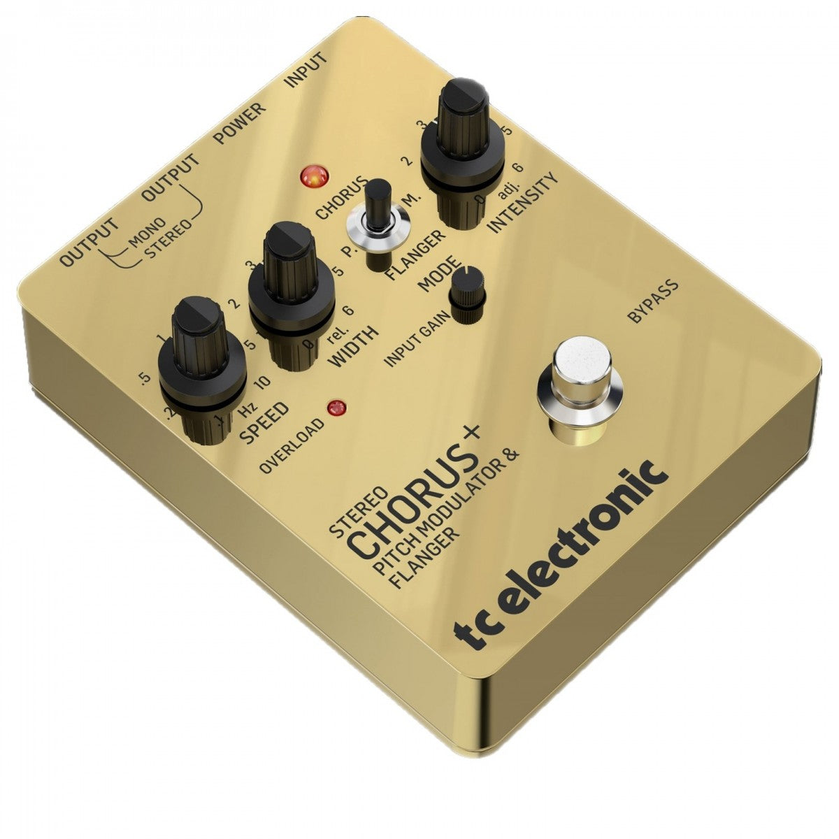 TC Electronic SCF GOLD Stereo Chorus Pedal Guitar, Analog Pedal