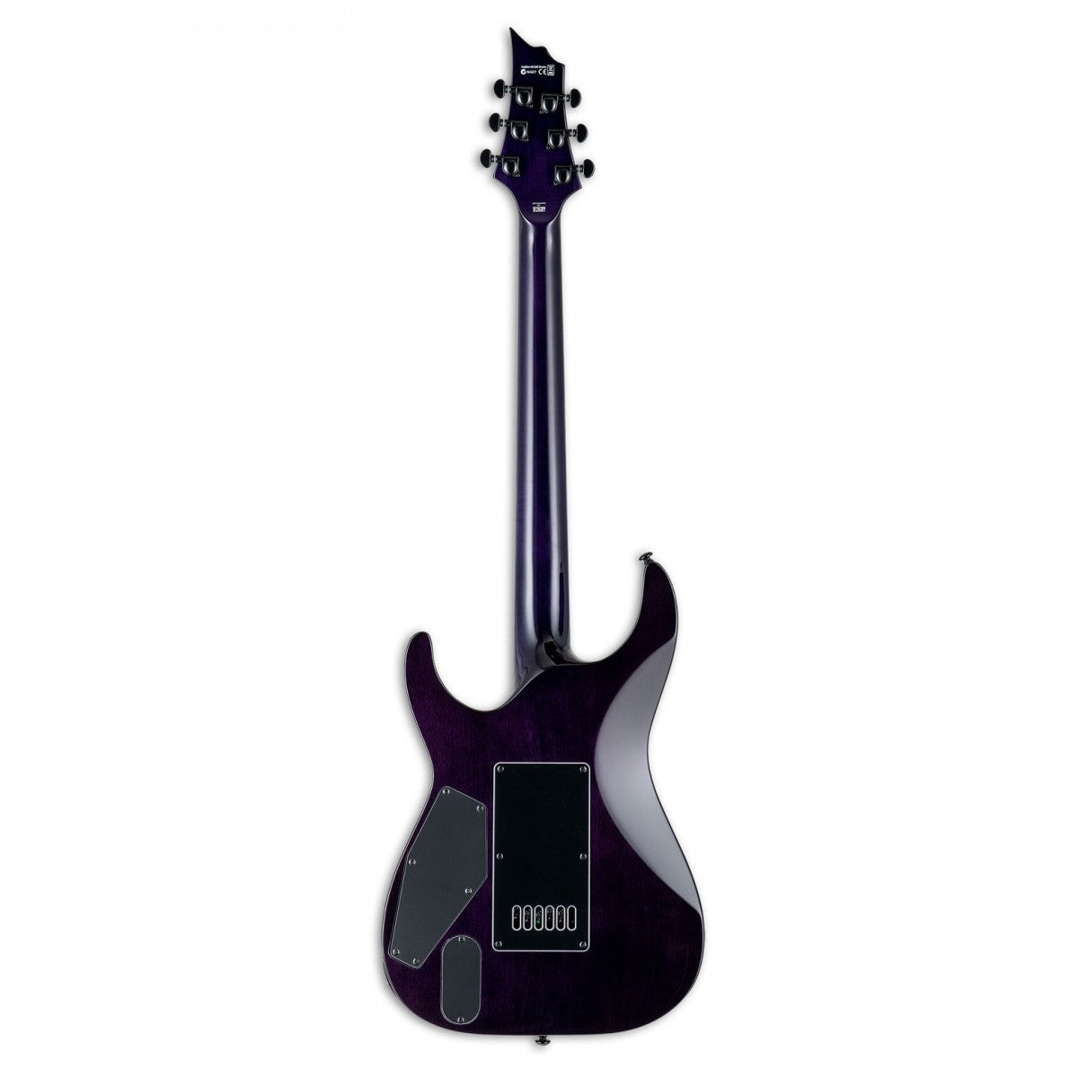 ESP LTD H-1000 Evertune QM, See Thru Purple SB
