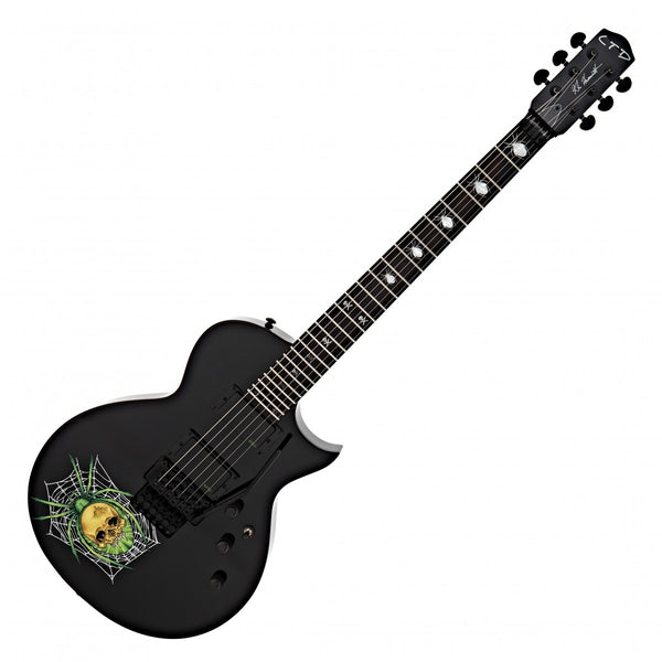 ESP LTD KH-3 Spider Kirk Hammett, Black w/ Spider Graphic
