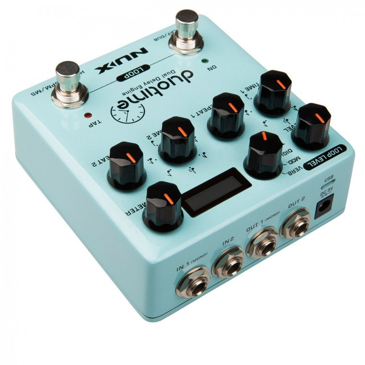Delay Pedal Guitar NUX NDD-6 Duotime Dual