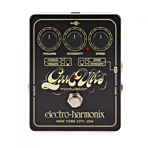 Electro-Harmonix Good Vibes Analog Modulator Pedal, Analog Pedal