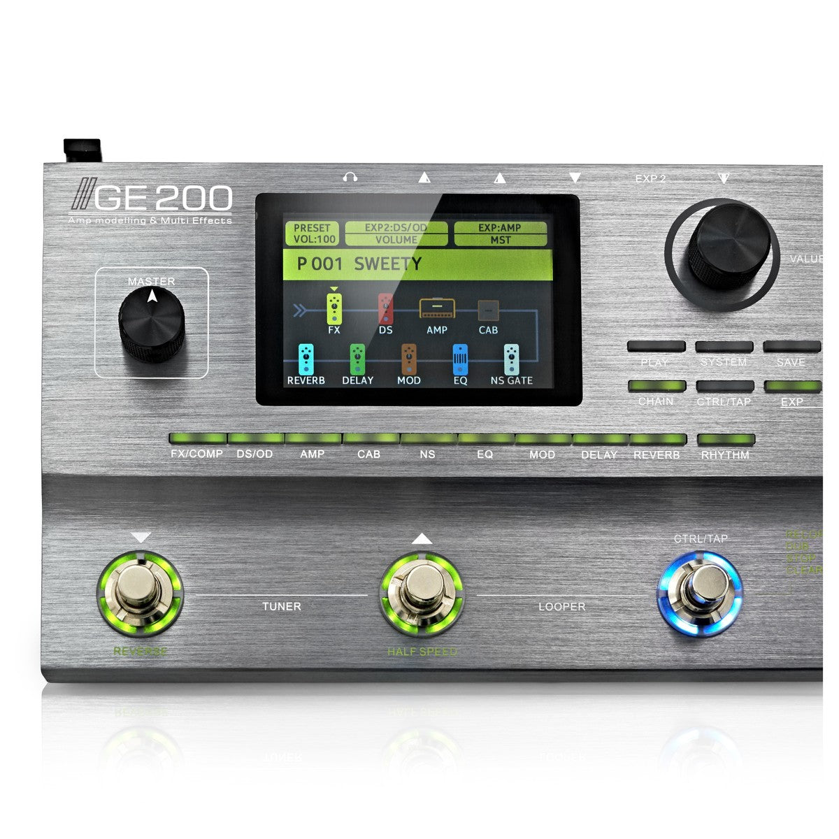 Multi Efects Pedal Guitar Mooer GE200