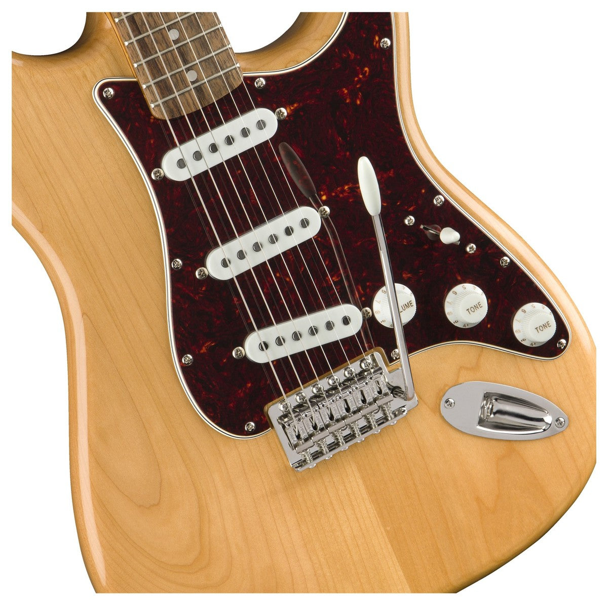 Đàn Guitar Điện Squier Classic Vibe 70s Stratocaster, Indian Laurel Fingerboard, Natural