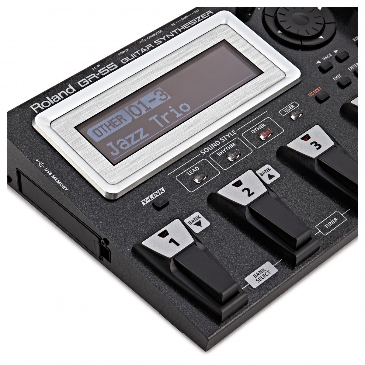 Synth Pedal Guitar Roland GR55S BK