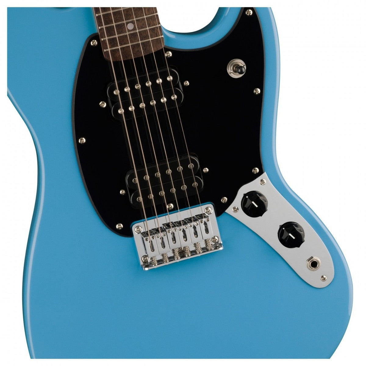 Đàn Guitar Điện Squier Sonic Mustang HH màu California Blue bàn phím Laurel