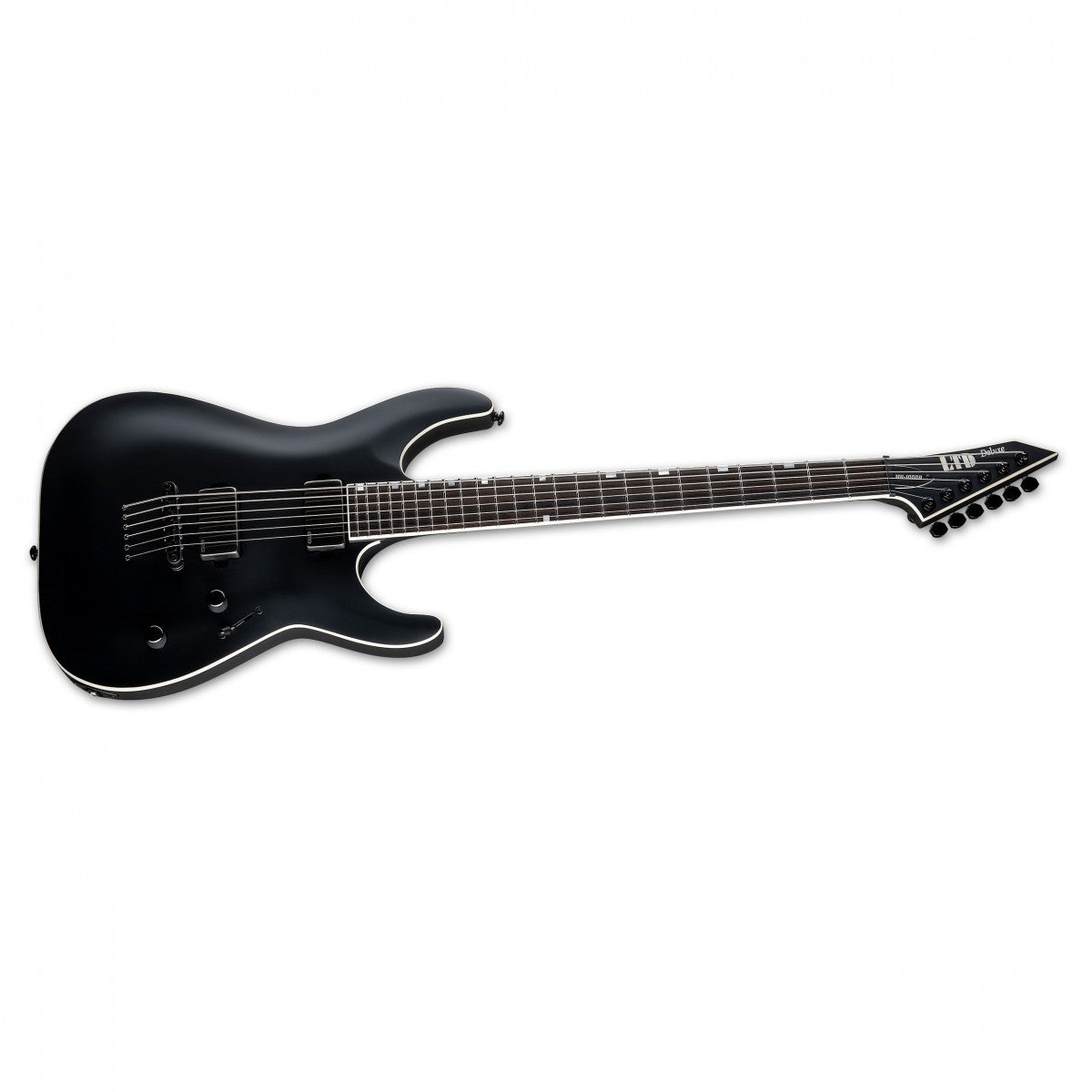 ESP LTD MH-1000 Baritone, Black Satin