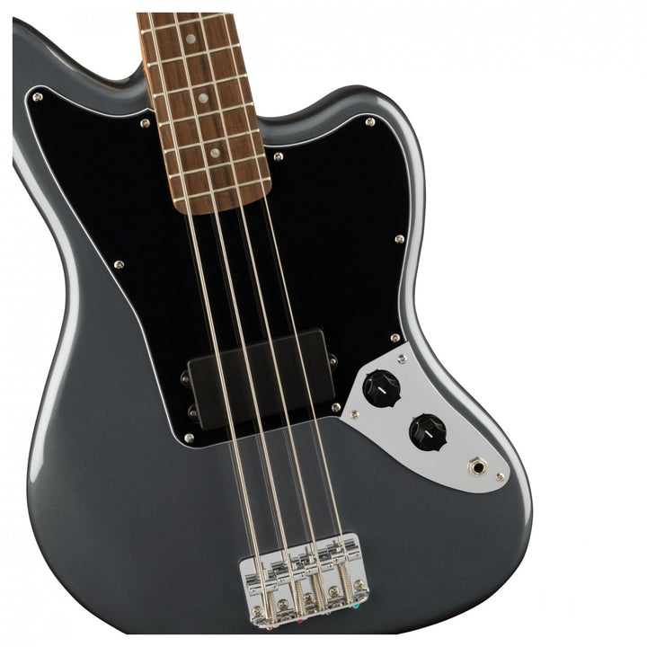 Squier Affinity Jaguar Bass H Indian Laurel Fingerboard Charcoal Frost Metallic
