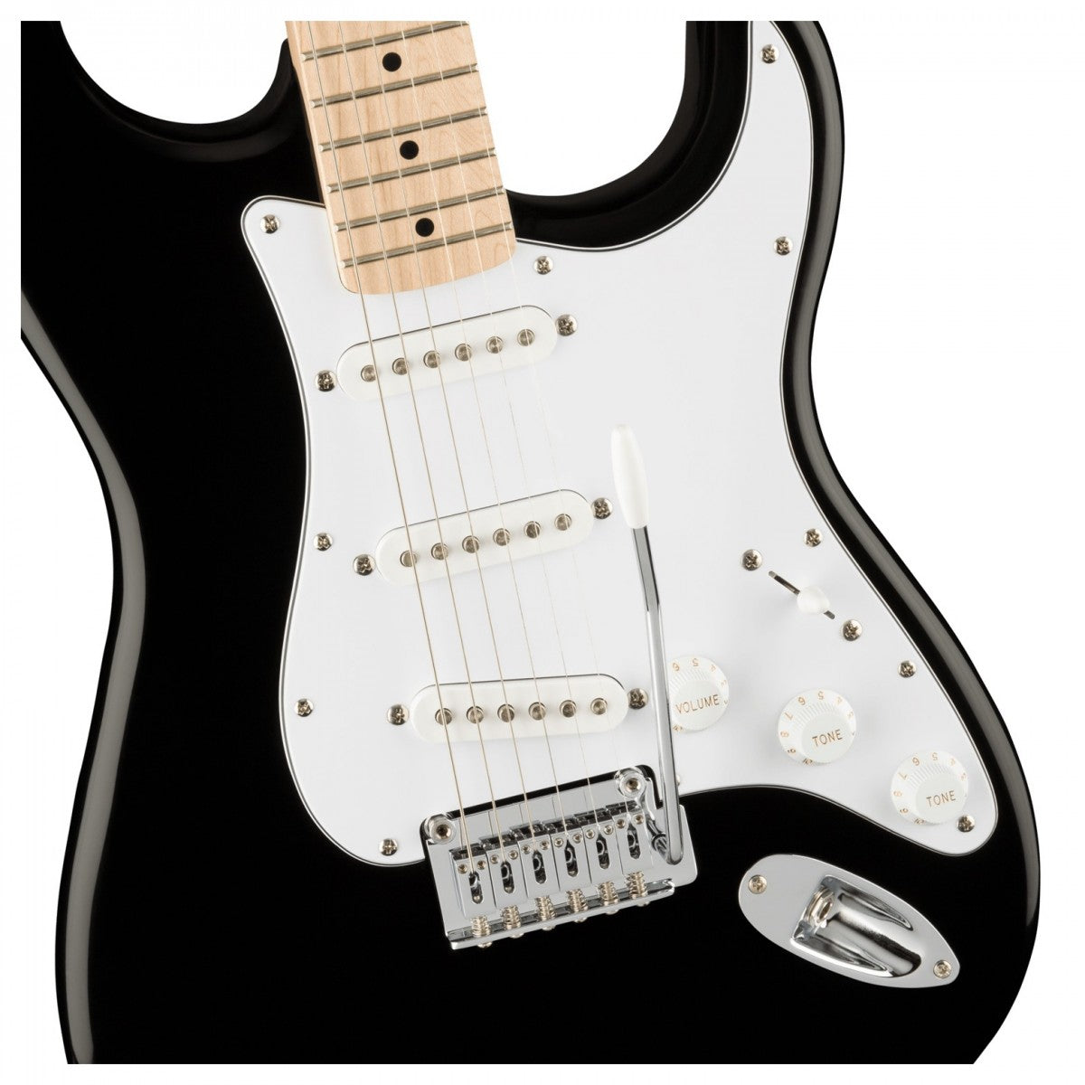 Đàn Guitar Điện Squier Affinity Stratocaster, Maple Fingerboard, Black