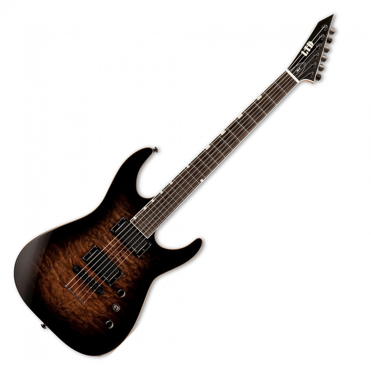 ESP LTD JM-II Josh Middleton, Black Shadow Burst
