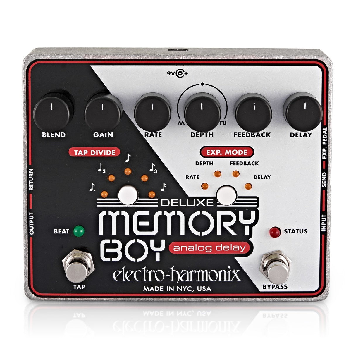 Electro-Harmonix Deluxe Memory Boy Analog Delay Guitar Effects Pedal, Analog Pedal