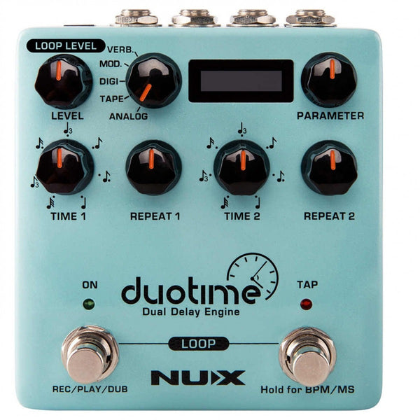 Delay Pedal Guitar NUX NDD-6 Duotime Dual