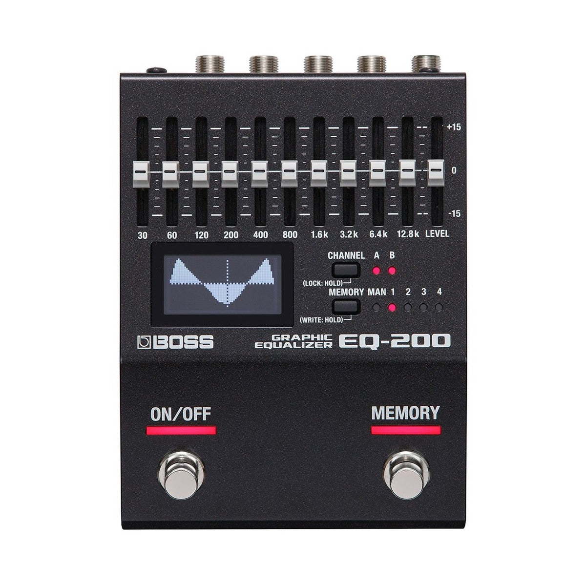 EQ Pedal Guitar Boss EQ-200 Graphic Equalizer