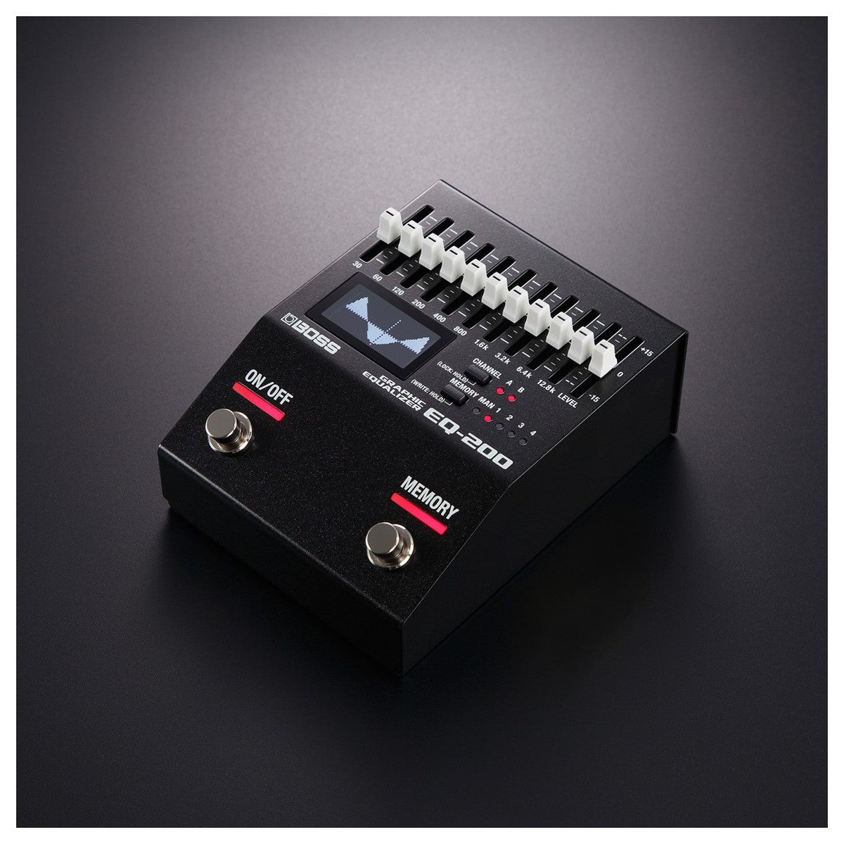 EQ Pedal Guitar Boss EQ-200 Graphic Equalizer