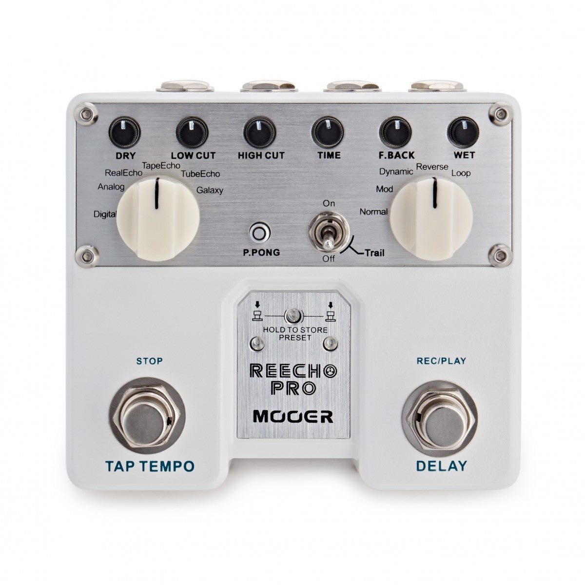 Delay Pedal Guitar Mooer ReeCho Pro Twin Digital