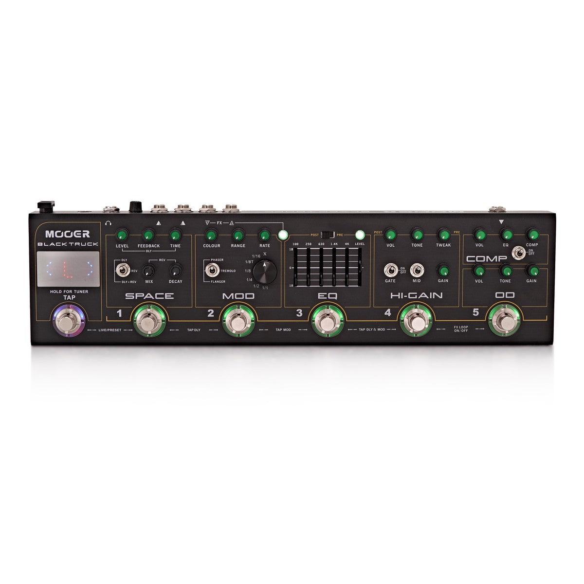 Multi Efects Pedal Guitar Mooer Black Truck
