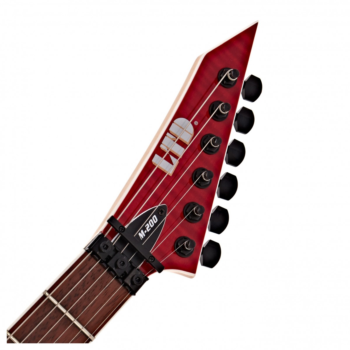 ESP LTD M-200FM, See Thru Red
