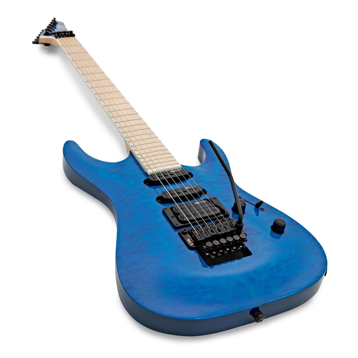 ESP LTD MH-203QM, See Thru Blue
