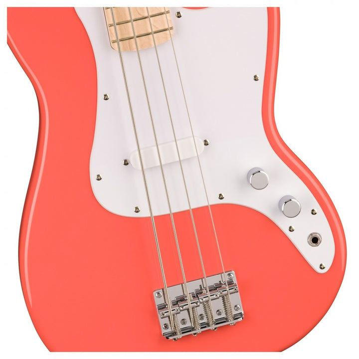 Squier Sonic Bronco Bass Maple Fingerboard Tahitian Coral