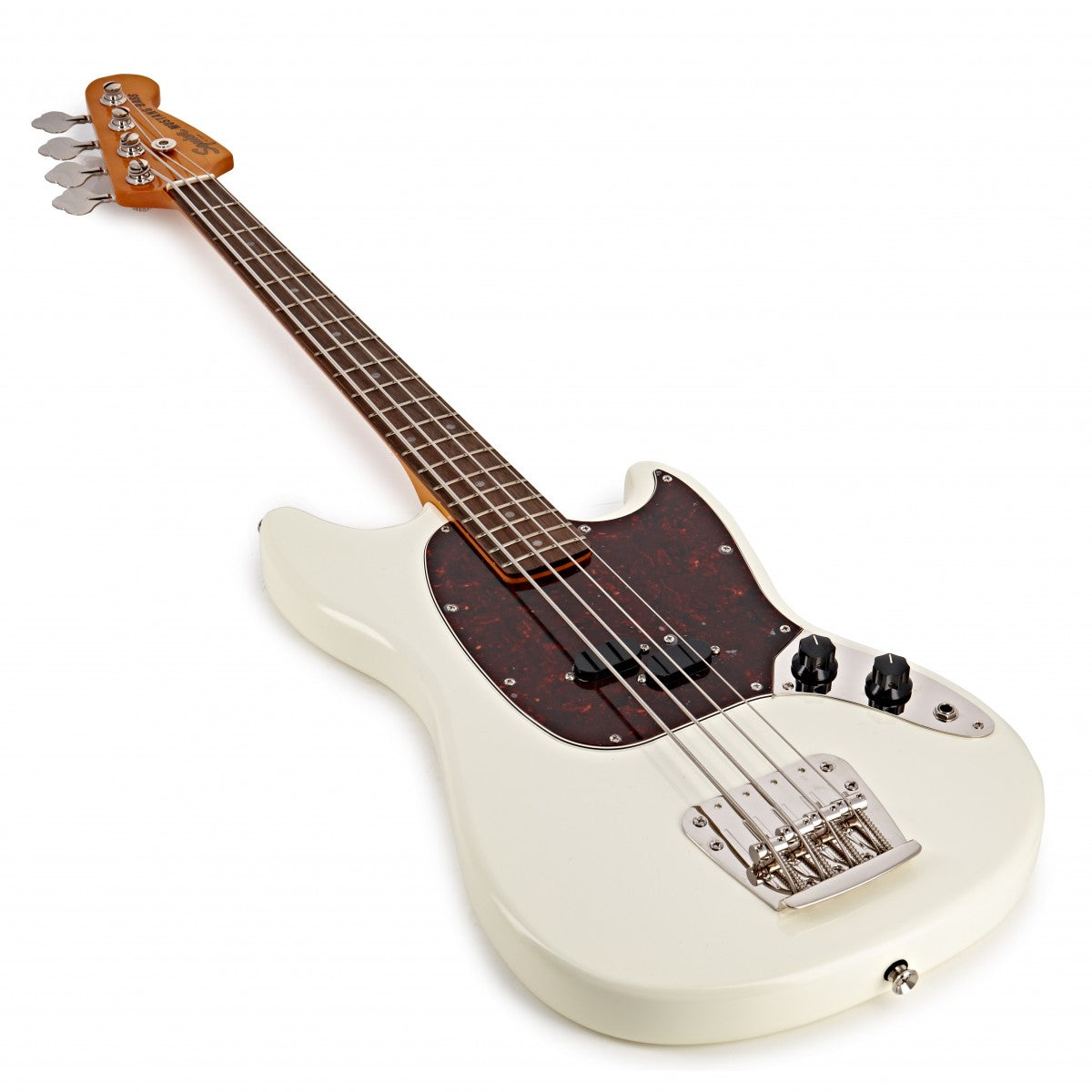 Đàn Guitar Bass Squier Classic Vibe 60s Mustang Bass, Indian Laurel Fingerboard, Olympic White
