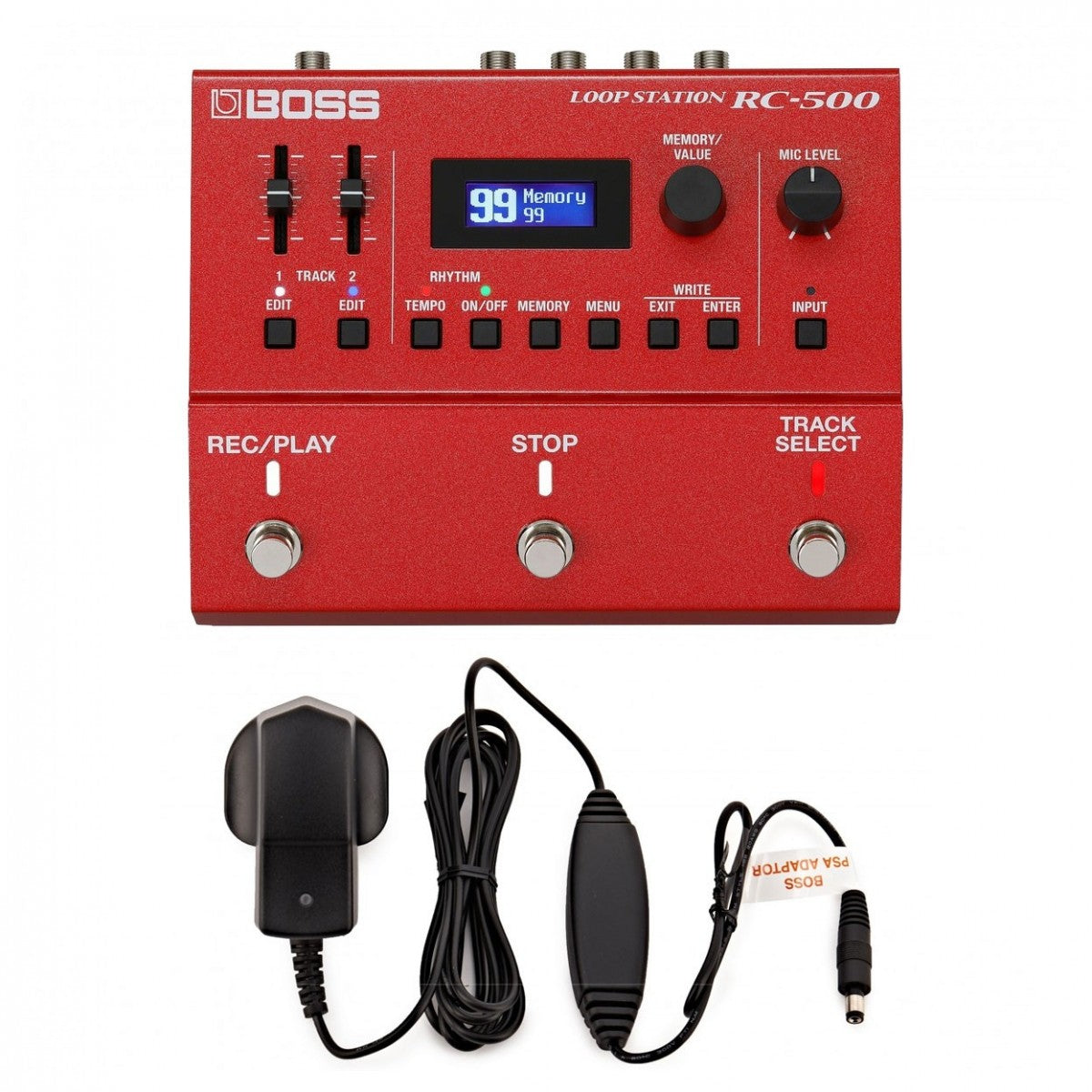 Drum Machine Pedal Guitar Boss RC-500 Loop Station Dual Track Looper