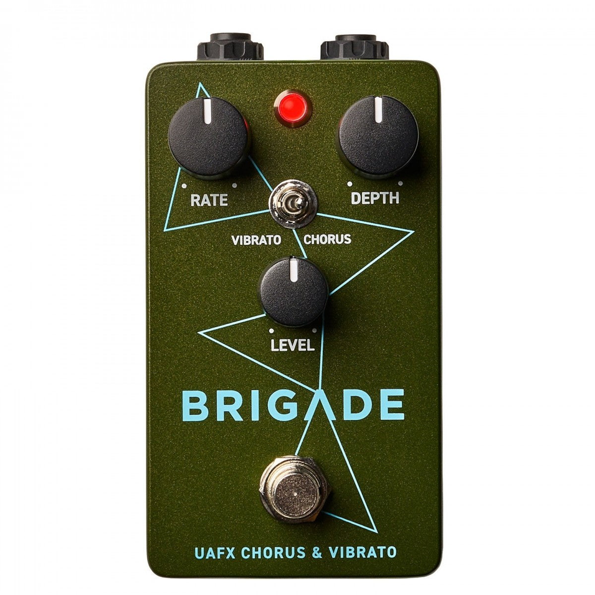 Universal Audio UAFX Brigade Chorus & Vibrato Effects Pedal Green, Digital Pedal