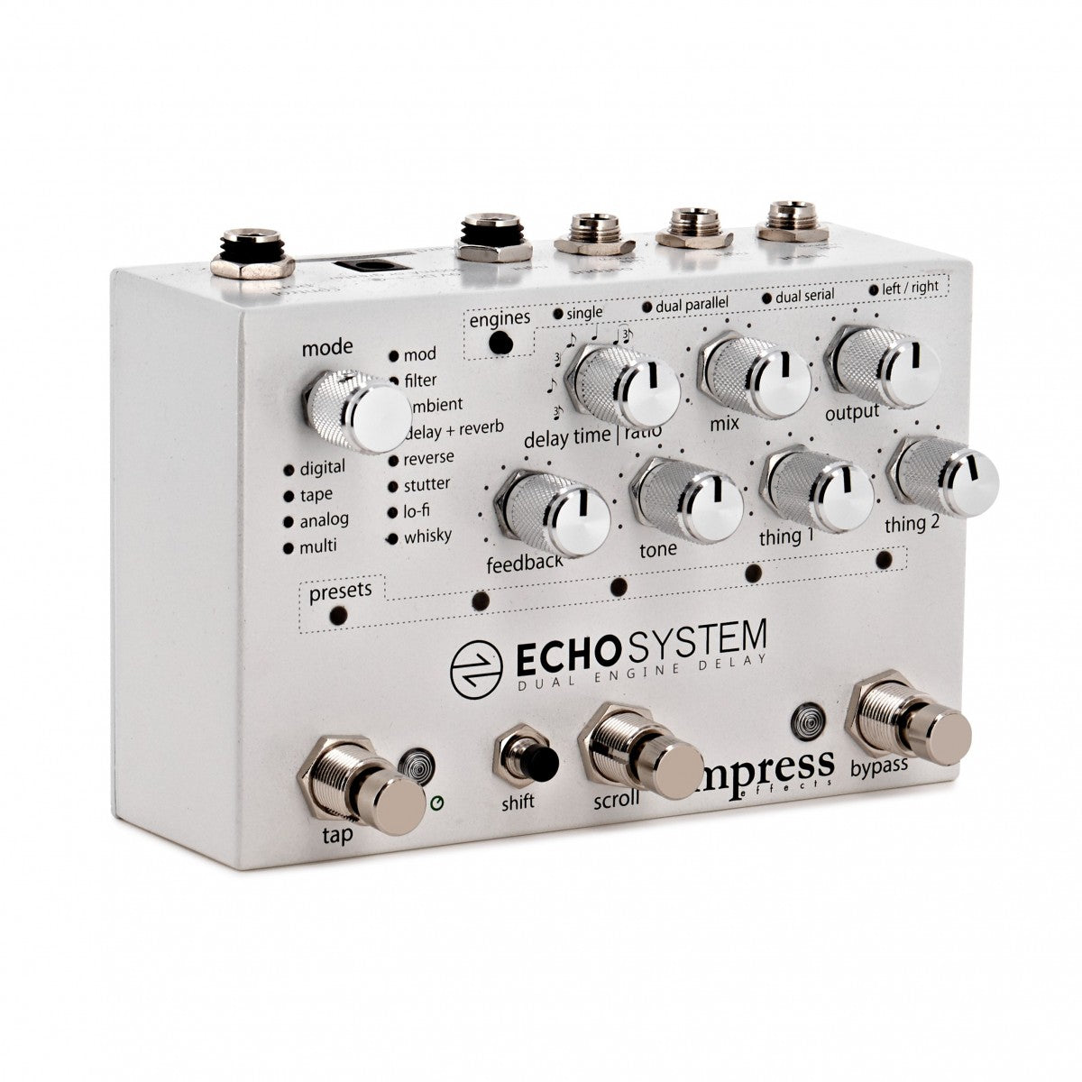 Delay Pedal Guitar Empress Effects Echosystem, Digital Pedal