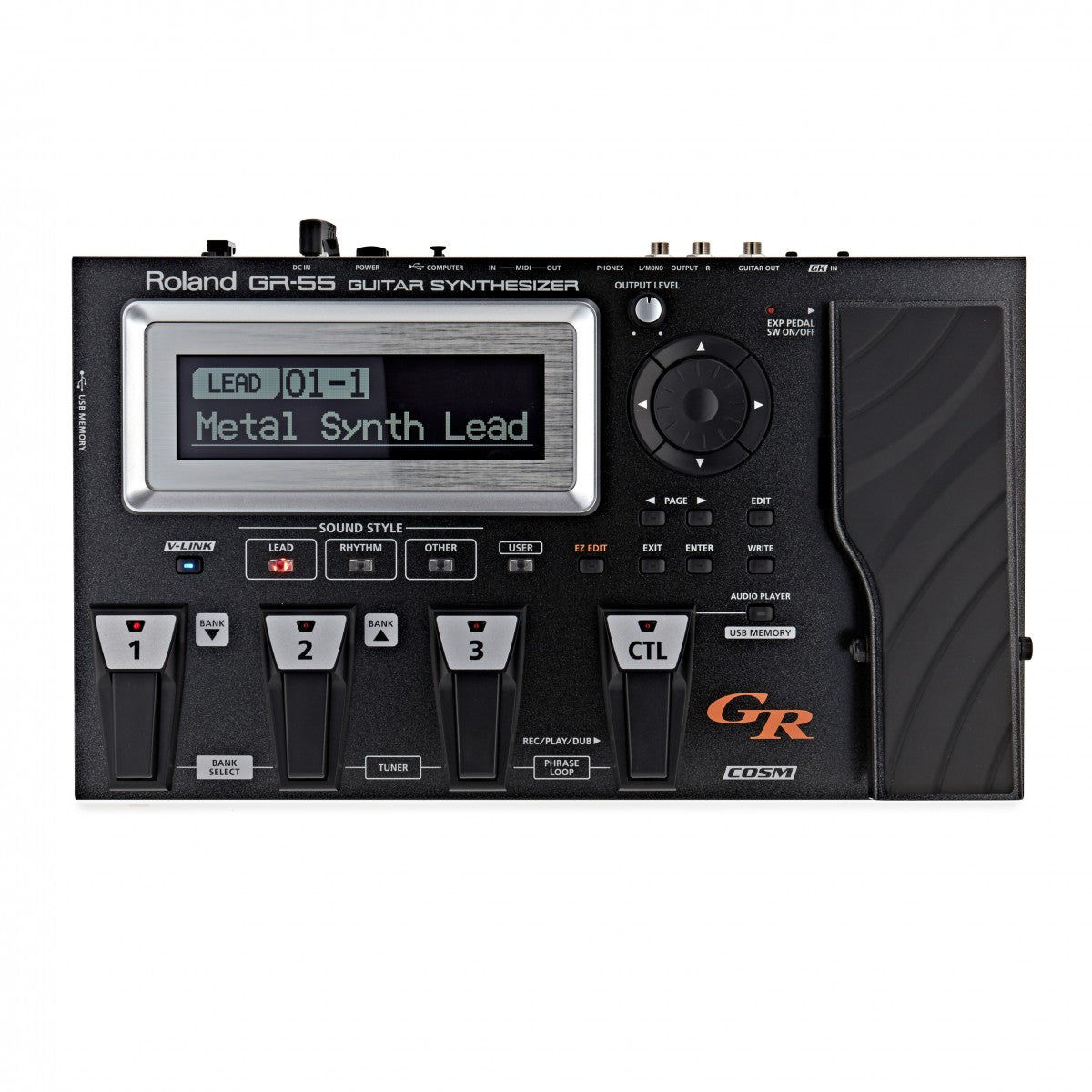 Synth Pedal Guitar Roland GR55S BK