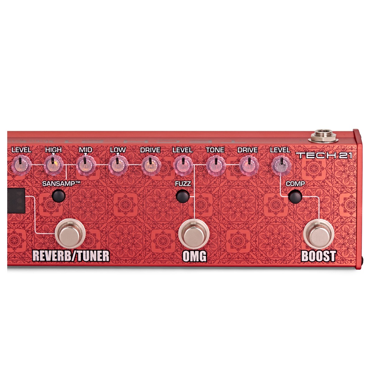 Multi Efects Pedal Guitar Tech 21 SansAmp