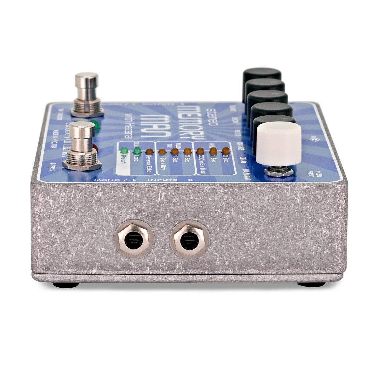 Delay Pedal Guitar Electro Harmonix Stereo Memory Man w/ Hazarai