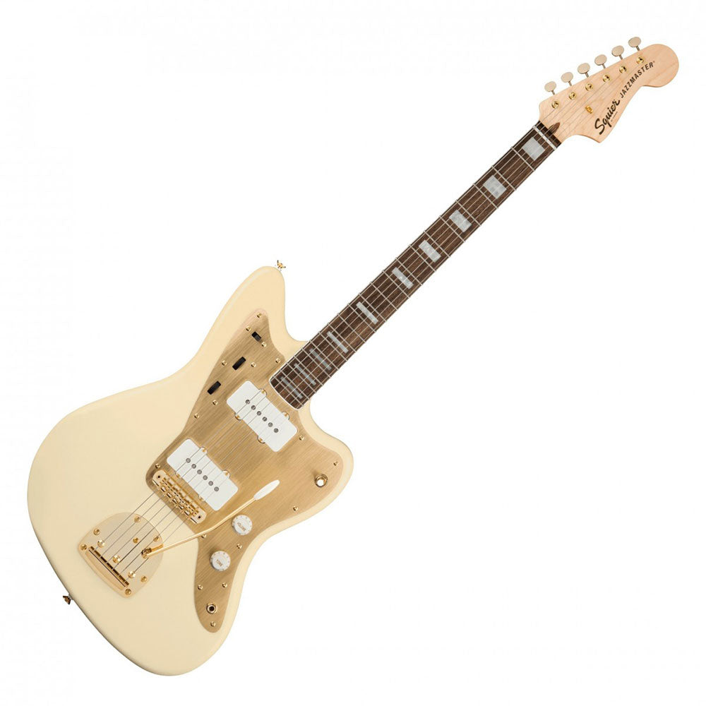 Đàn Guitar Điện Squier 40th Anniversary Gold Edition Jazzmaster SS, Laurel Fingerboard