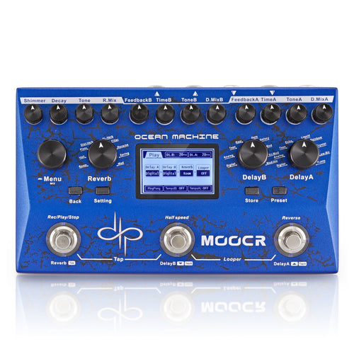 Mooer Ocean Machine Devin Townsend Signature Delay & Reverb Pedal, Digital Pedal
