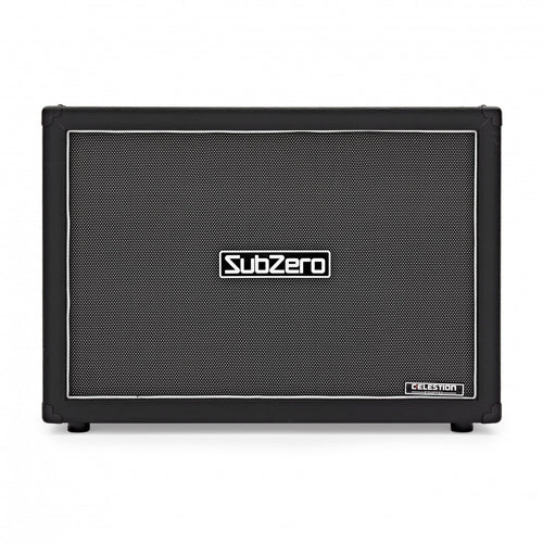 SubZero 2 x 12" Celestion Vintage 30 Cabinet, Black