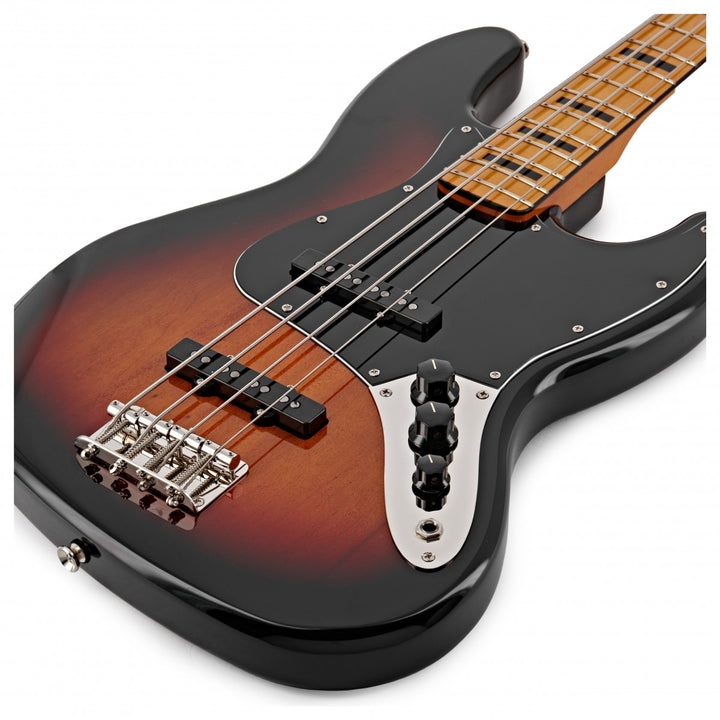 Squier Classic Vibe 70s Jazz Bass, Maple Fingerboard, 3-Color Sunburst