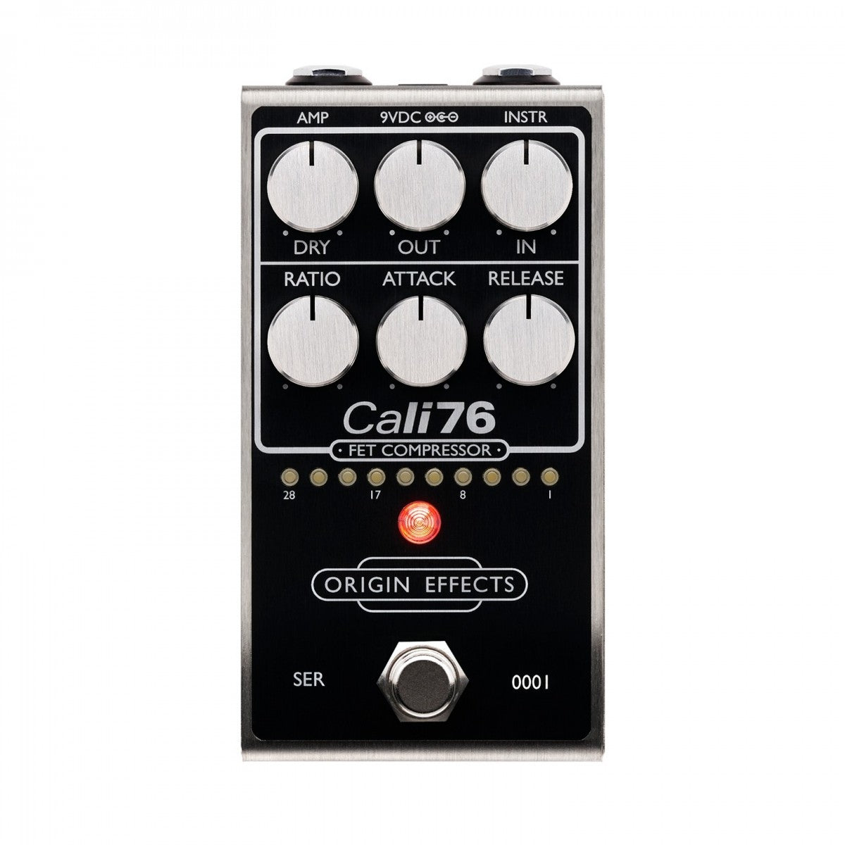 Origin Effects Cali76 FET Compressor Pedal Black, Analog Pedal