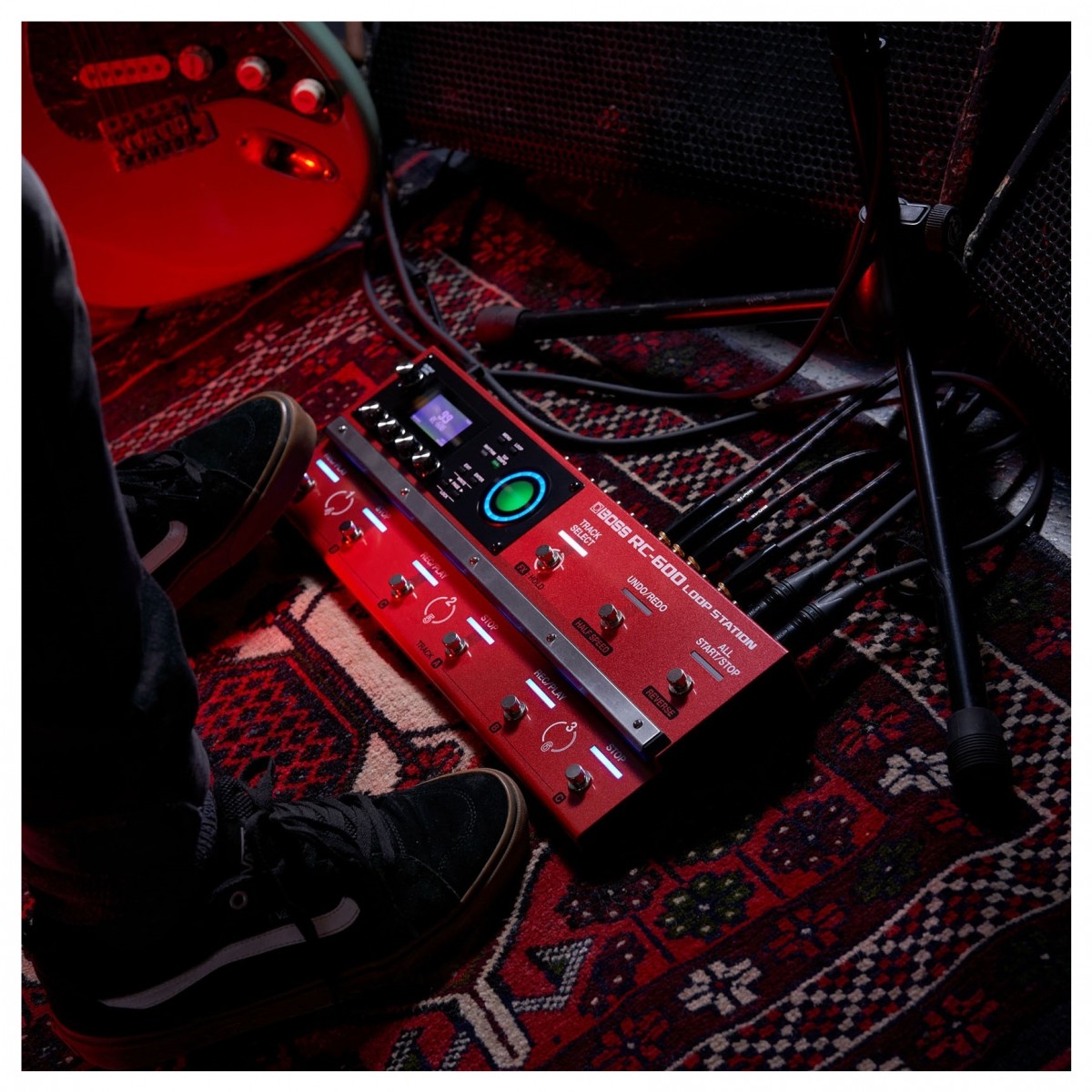 Looper Pedal Guitar Boss RC-600 6 Track