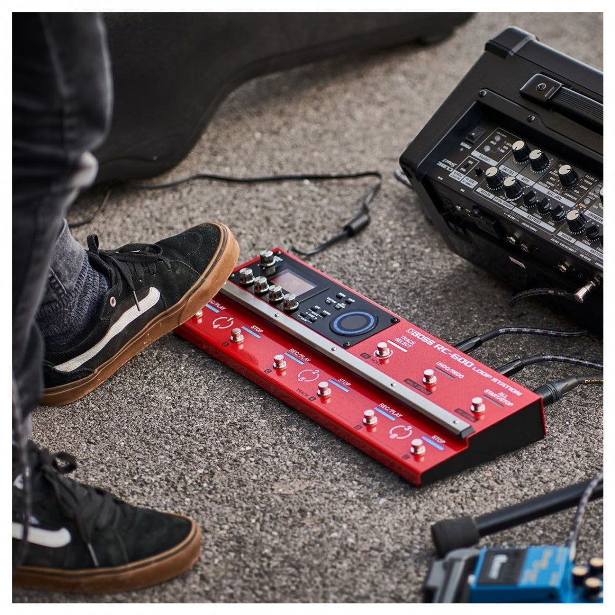 Looper Pedal Guitar Boss RC-600 6 Track