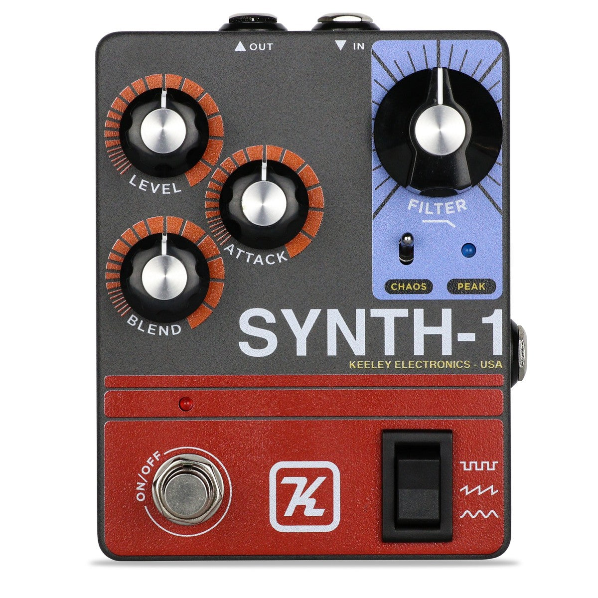 Synth Pedal Guitar Keeley Synth-1 Signal Triggered Synth Wave Generator