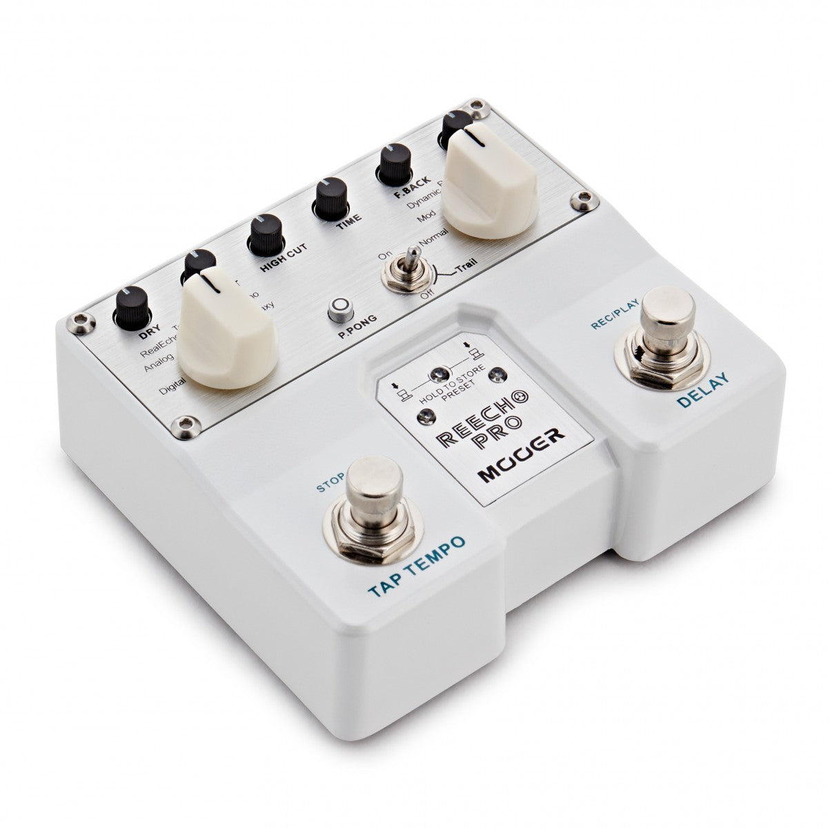 Delay Pedal Guitar Mooer ReeCho Pro Twin Digital
