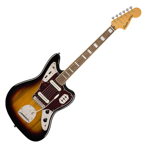 Đàn Guitar Điện Squier Classic Vibe 70s Jaguar, Indian Laurel Fingerboard, 3-Color Sunburst