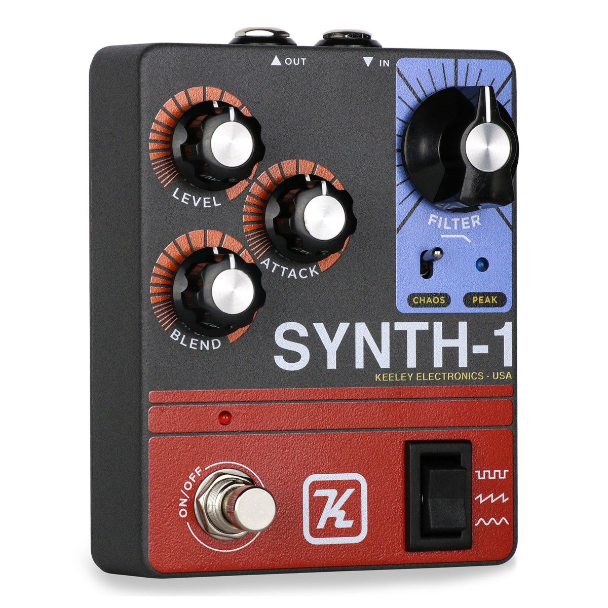Synth Pedal Guitar Keeley Synth-1 Signal Triggered Synth Wave Generator