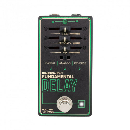 Walrus Audio Fundamental Series Delay Guitar Effects Pedal, Digital Pedal