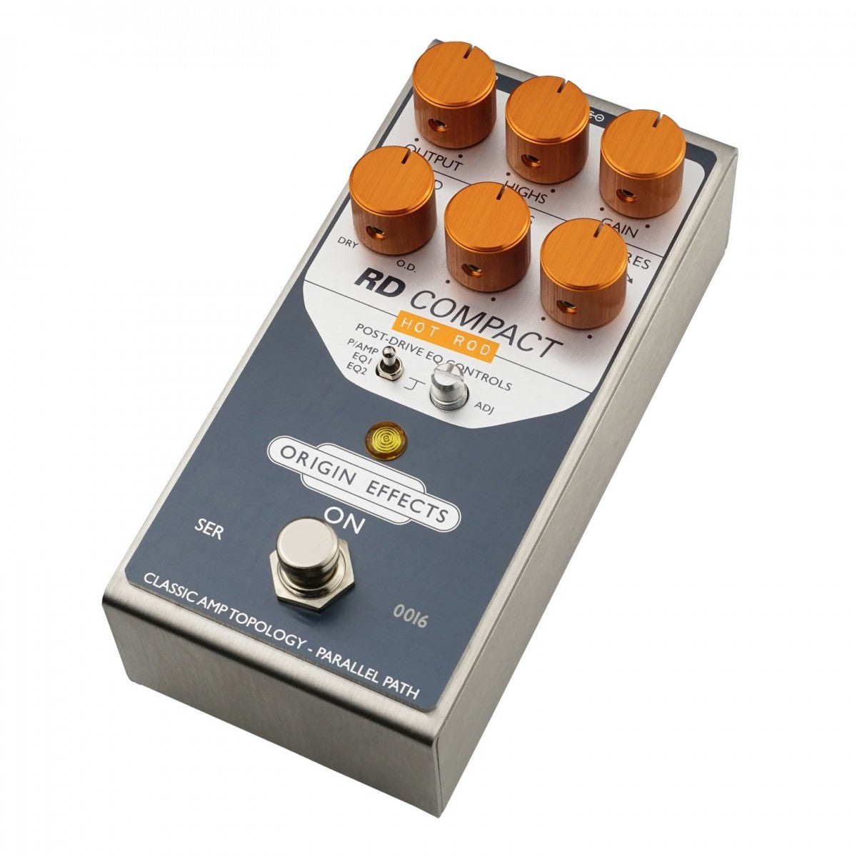 Overdrive Pedal Guitar Origin Effects RD Compact Hot Rod