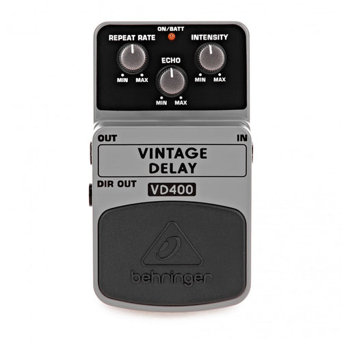 Delay Pedal Guitar Behringer VD400 Vintage, Analog Pedal